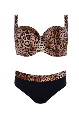 Self 26 995V1ZA6 1 Zambia brąz cętki 2cz. kostium kąpielowy