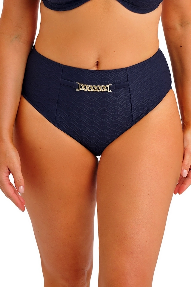 Fantasie Azores midnight fig high waist majtki do stroju kąpielowego