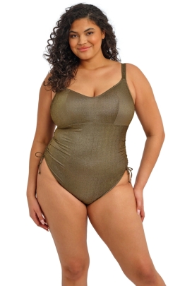 Elomi Sunset Shimmer gold rush jednoczęściowy strój kąpielowy soft bez fiszbin