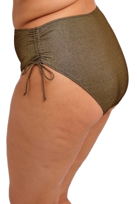 Elomi Sunset Shimmer gold rush figi wysokie z troczkami do stroju kąpielowego