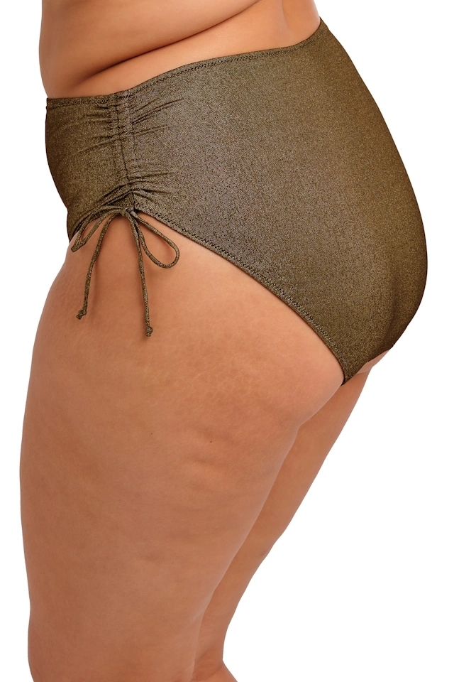 Elomi Sunset Shimmer gold rush figi wysokie z troczkami do stroju kąpielowego