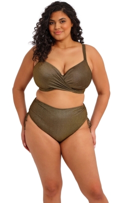 Elomi Sunset Shimmer gold rush figi wysokie z troczkami do stroju kąpielowego