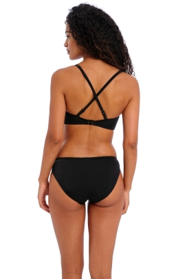Freya Jewel Cove plain black bralette biustonosz do stroju kąpielowego