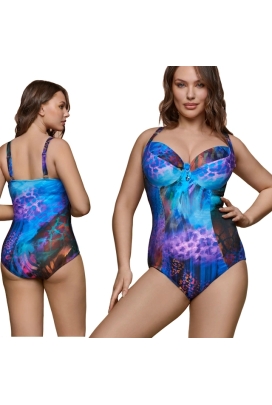 Dalia Coral multi print 1cz K26 soft strój kąpielowy jednoczęściowy