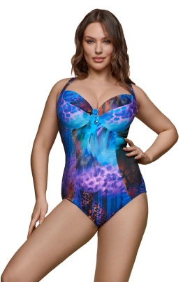 Dalia Coral multi print 1cz K26 soft strój kąpielowy jednoczęściowy