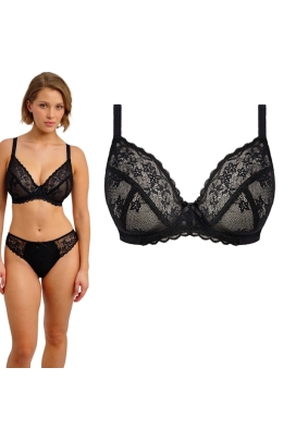 Freya Quinn black biustonosz soft plunge