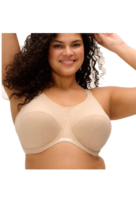 Elomi Sport Energise nude biustonosz sportowy soft full cup