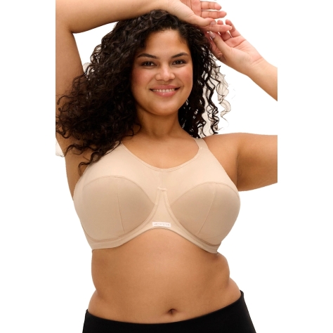 Elomi Sport Energise nude biustonosz sportowy soft full cup