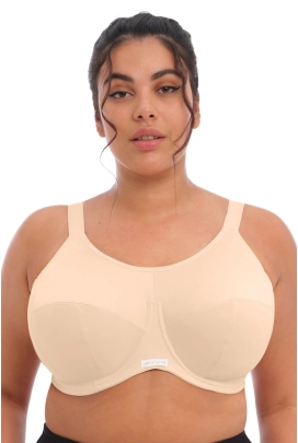 Elomi Sport Energise nude biustonosz sportowy soft full cup