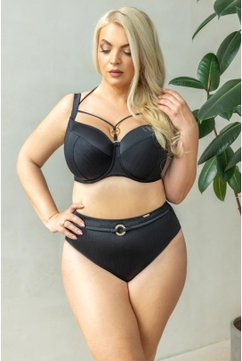 KrisLine Bora Bora black soft full cup biustonosz do stroju kąpielowego