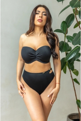 KrisLine Bora Bora black MHM balconette biustonosz do stroju kąpielowego
