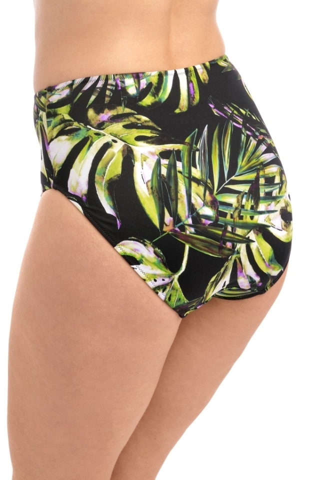 Komplet OKAZJA Fantasie Palm Valley 32F/70G + S strój kąpielowy tankini soft + figi wysokie