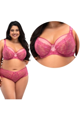 Nessa Lauren II malinowy biustonosz soft