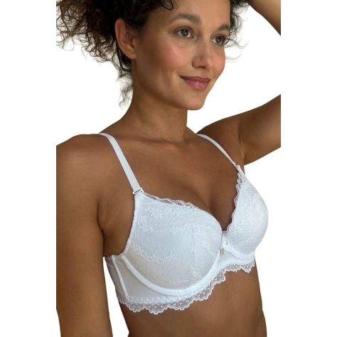 Agio 9222 bialy biustonosz push-up my body