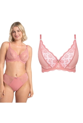 Samanta Rose różowy A144 biustonosz soft