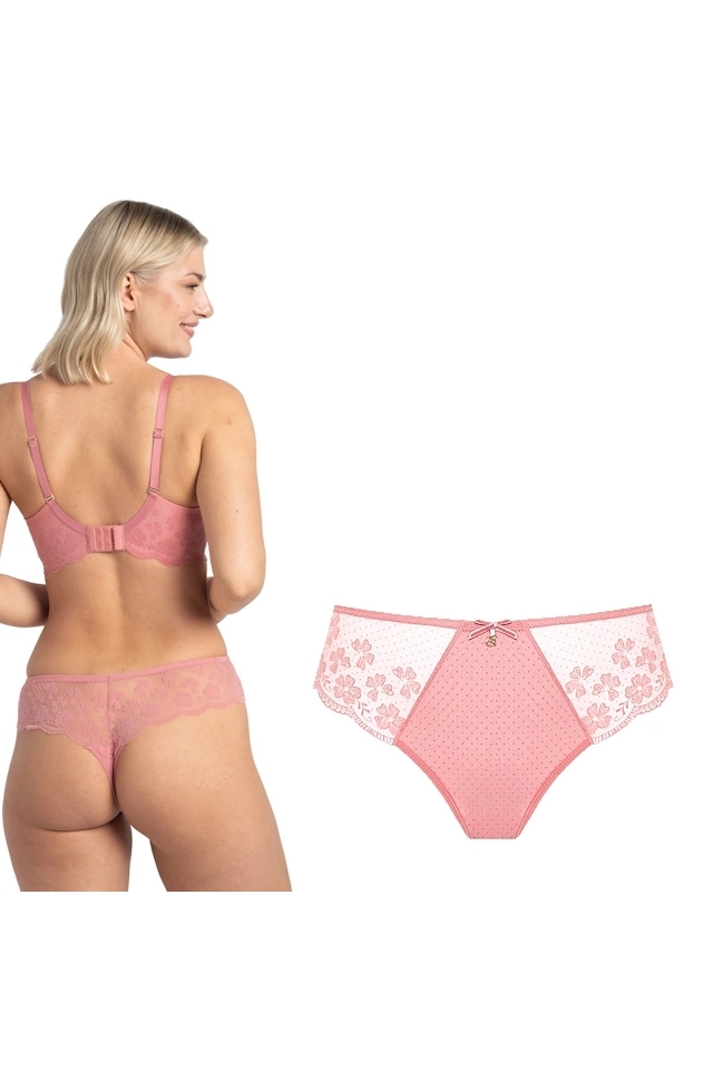 Samanta Rose różany C400 stringi
