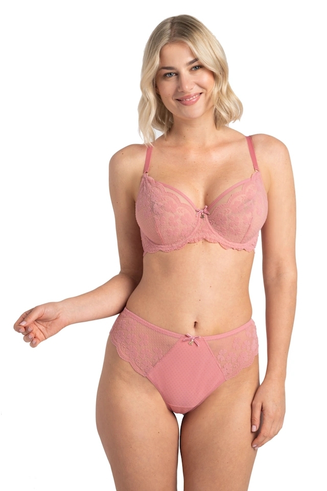 Samanta Rose różany C400 stringi