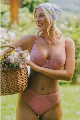 Samanta Rose różowy M400 figi tanga