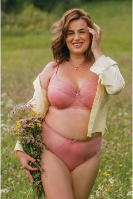 Samanta Rose różowy B400 figi klasyczne