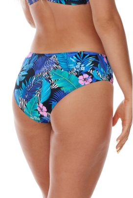 Komplet OKAZJA Lupo Perim niebieski kwiaty 90E + 3XL strój kąpielowy soft + figi1 klasyczne