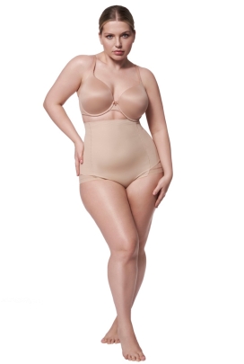 Julimex 141 figi wysoka talia modelujące beżowe