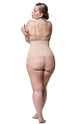 Julimex 141 figi wysoka talia modelujące beżowe