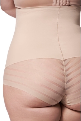 Julimex 141 figi wysoka talia modelujące beżowe