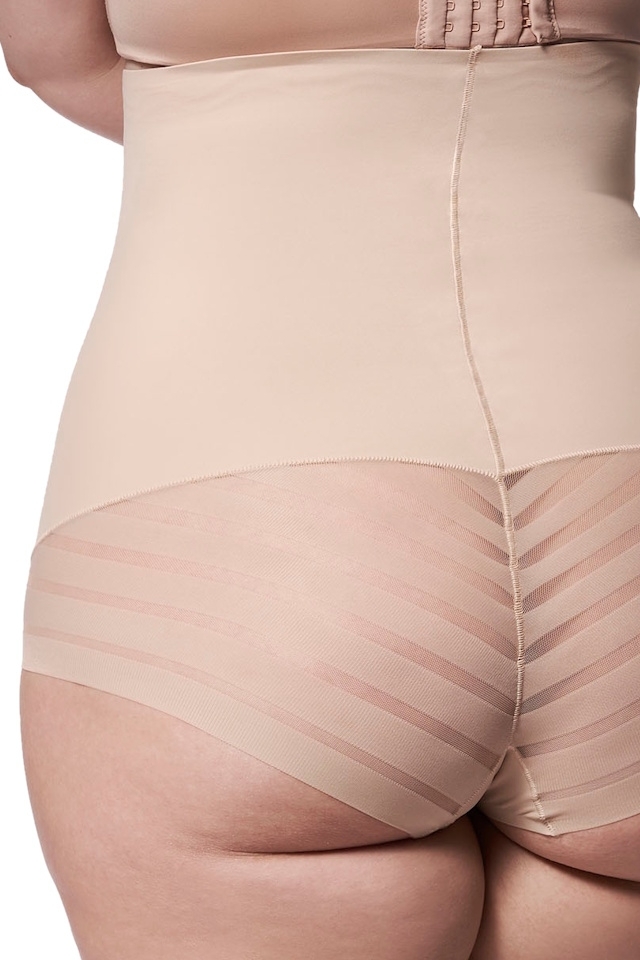 Julimex 141 figi wysoka talia modelujące beżowe