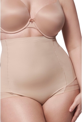 Julimex 141 figi wysoka talia modelujące beżowe