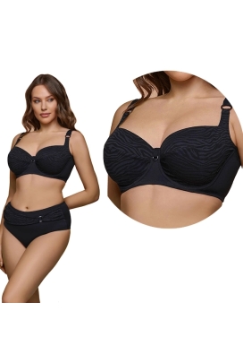 Dalia Anthracite grafitowy 2cz K26 biustonosz soft do stroju kąpielowego