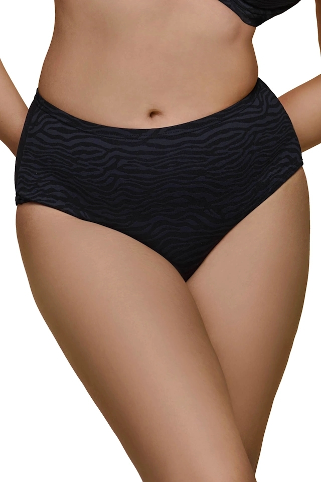 Dalia Anthracite grafitowy  figi maxi gładkie do stroju kąpielowego