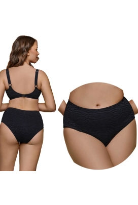 Dalia Anthracite grafitowy  figi maxi gładkie do stroju kąpielowego