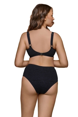 Dalia Anthracite grafitowy 2cz K24 usztywniany biustonosz do stroju kąpielowego