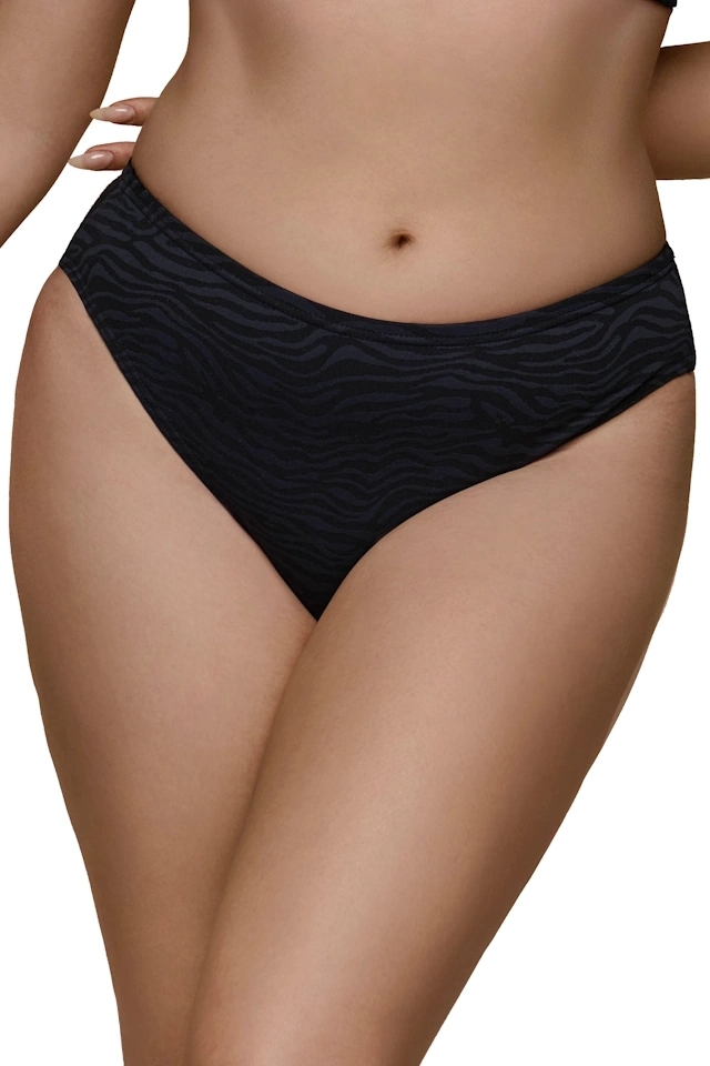 Dalia Anthracite grafitowy  figi midi do stroju kąpielowego