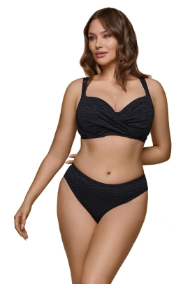 Dalia Anthracite grafitowy  figi midi do stroju kąpielowego