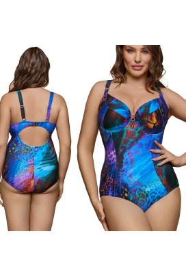 Dalia Coral multi print 1cz K24 jednoczęściowy strój kąpielowy