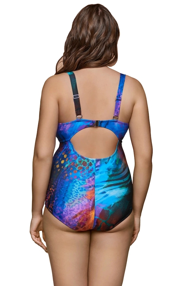 Dalia Coral multi print 1cz K24 jednoczęściowy strój kąpielowy