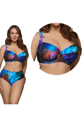 Dalia Coral multi print 2cz K26 biustonosz do stroju kąpielowego