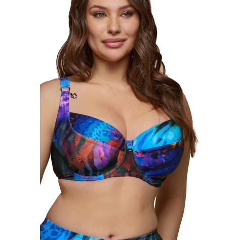 Dalia Coral multi print 2cz K26 biustonosz do stroju kąpielowego