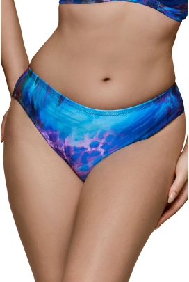 Dalia Coral multi print figi midi majtki do stroju kąpielowego