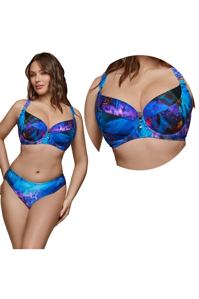 Dalia Coral multi print 2cz K24 biustonosz do stroju kąpielowego
