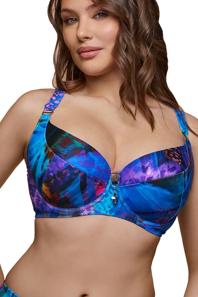 Dalia Coral multi print 2cz K24 biustonosz do stroju kąpielowego