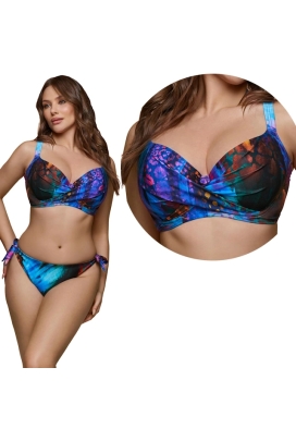 Dalia Coral multi print K17 biustonosz do stroju kąpielowego usztywniany