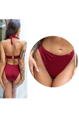 KrisLine Curacao bordeaux figi klasyczne do stroju kąpielowego