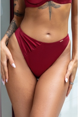 KrisLine Curacao bordeaux figi klasyczne do stroju kąpielowego