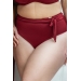 KrisLine Curacao bordeaux figi wysokie do stroju kąpielowego
