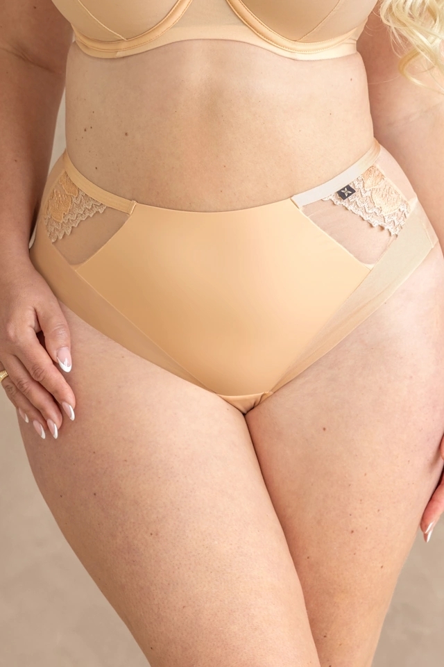 KrisLine Nel beige figi midi