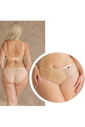 KrisLine Nel beige figi klasyczne