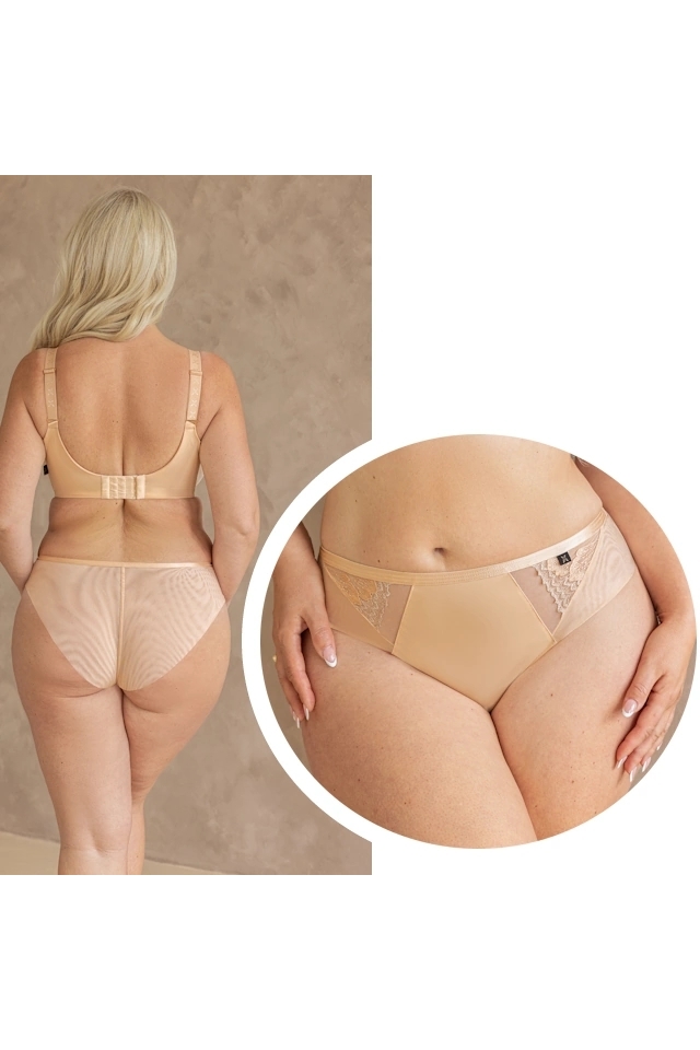 KrisLine Nel beige figi klasyczne