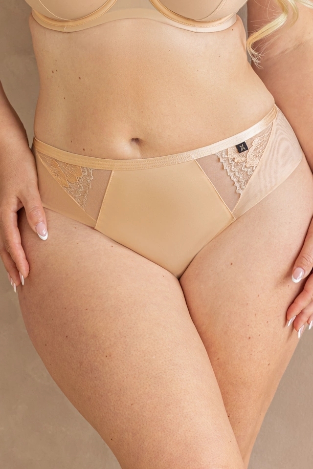 KrisLine Nel beige figi klasyczne